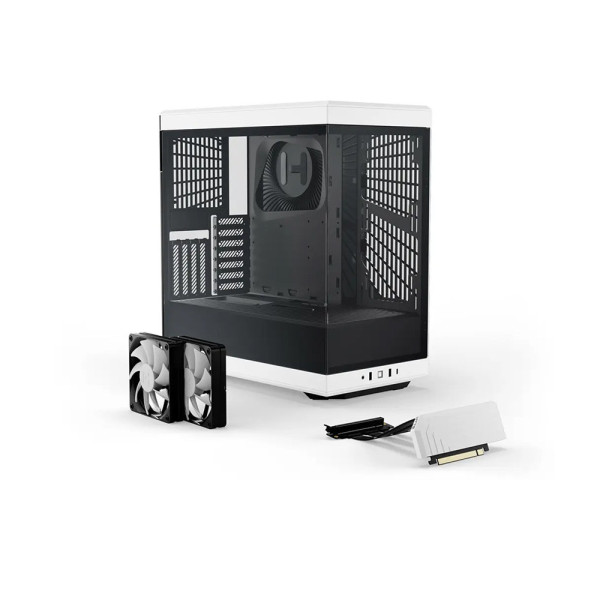 Vỏ Case HYTE Y40 Black White (ATX, 2 Fan, Cable PCIe 4.0)