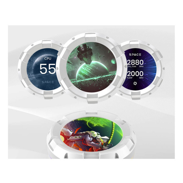 TẢN NHIỆT NƯỚC ID-COOLING SPACE SL360 WHITE ARGB