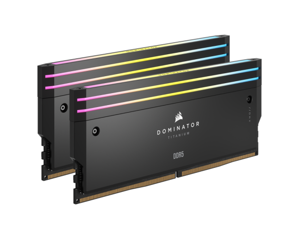 RAM Corsair Dominator Titanium Black 32GB (2x16GB) RGB 6000MHz DDR5 (CMP32GX5M2B6000C30)