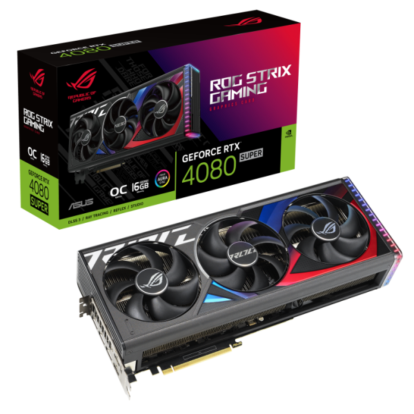 Card màn hình ASUS ROG Strix RTX 4080 Super OC 16GB GDDR6X GAMING (ROG-STRIX-RTX4080S-O16G-GAMING)