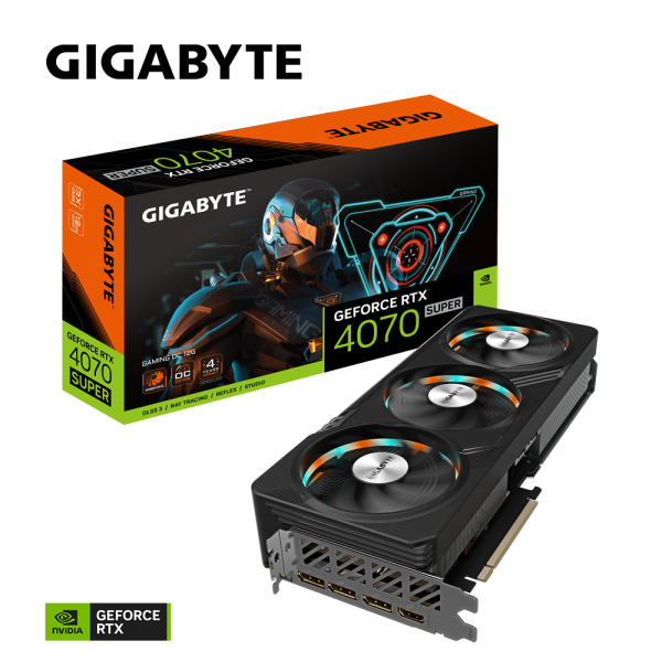 Card màn hình Gigabyte RTX 4070 SUPER GAMING OC 12GB