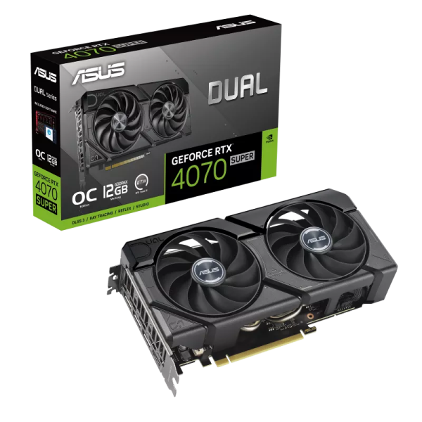 Card màn hình ASUS Dual GeForce RTX 4070 SUPER EVO 12GB GDDR6X OC