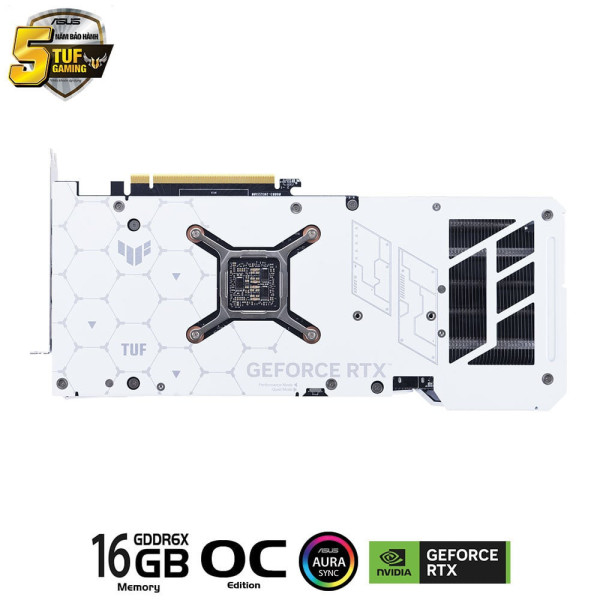 Card màn hình ASUS TUF Gaming GeForce RTX 4070 Ti SUPER 16GB GDDR6X White OC