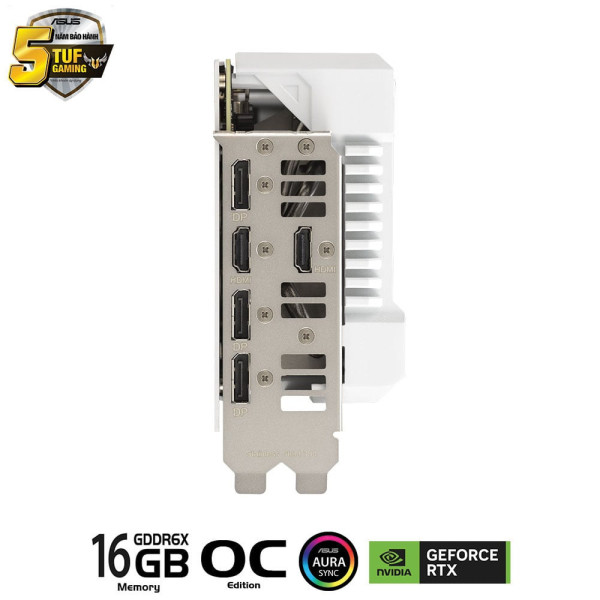 Card màn hình ASUS TUF Gaming GeForce RTX 4070 Ti SUPER 16GB GDDR6X White OC