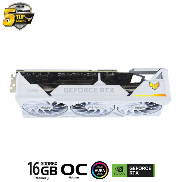 Card màn hình ASUS TUF Gaming GeForce RTX 4070 Ti SUPER 16GB GDDR6X White OC