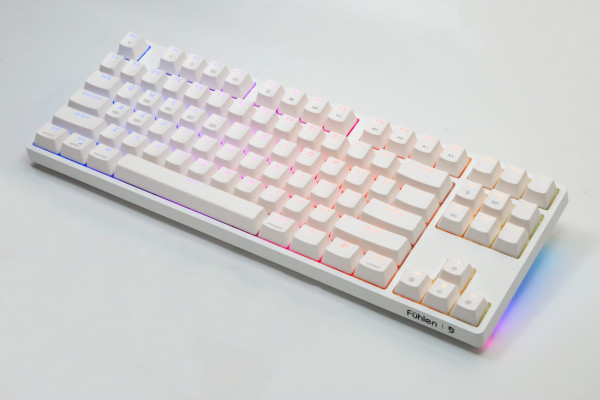 Bàn Phím Wireless Fuhlen T87S Pro RGB White