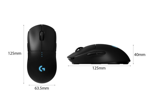 CHUỘT GAME KHÔNG DÂY LOGITECH G PRO WIRELESS (USB/RGB/ĐEN)