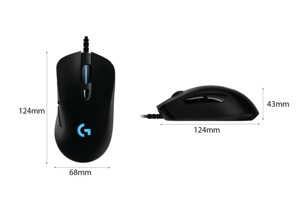CHUỘT GAME LOGITECH G403 HERO (USB/RGB/ĐEN)