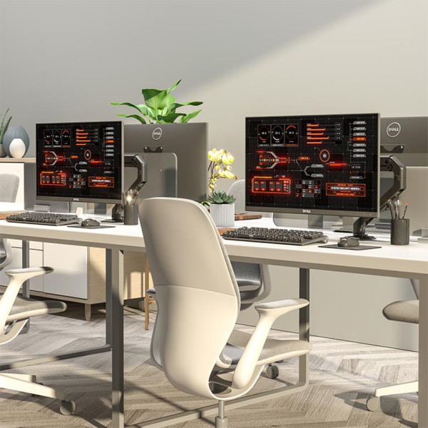 GIÁ TREO MÀN MÁY TÍNH HUMAN MOTION T6 - MÀU ĐEN