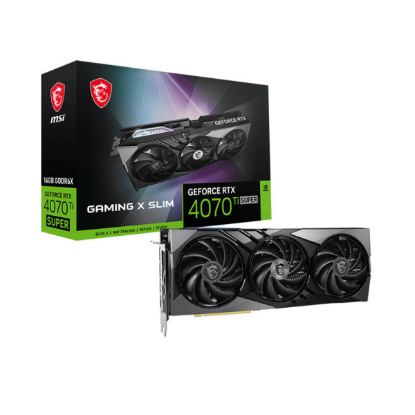 Card màn hình MSI GeForce RTX 4070 Ti SUPER 16GB GAMING X SLIM