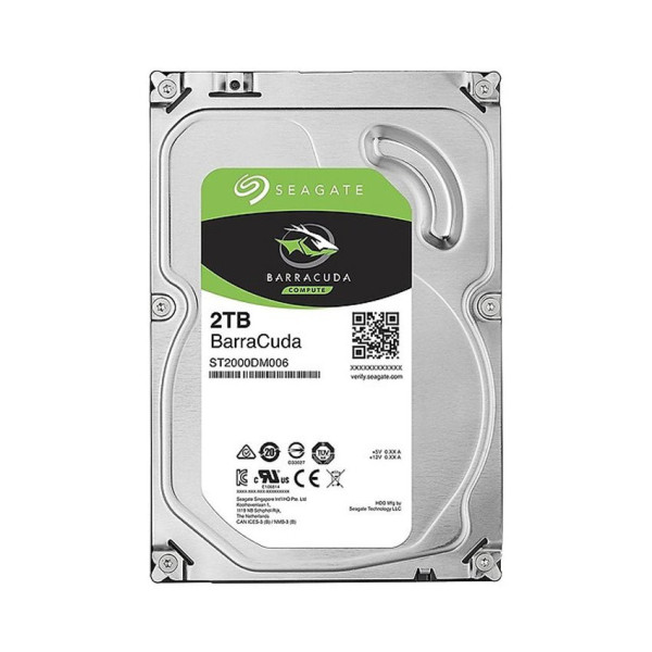 Ổ CỨNG HDD SEAGATE BARRACUDA 2TB (3.5 INCH 7200RPM, SATA, 256MB CACHE )(ST2000DM008)