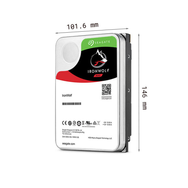 Ổ CỨNG HDD SEAGATE IRONWOLF 6TB (3.5 INCH, 5400RPM, SATA3, 256 MB CACHE) ( ST6000VN006 )