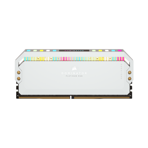 Ram Corsair Dominator Platinum RGB White 64GB(2x32GB) Bus 5600MHz DDR5 (CMT64GX5M2B5600C40W)