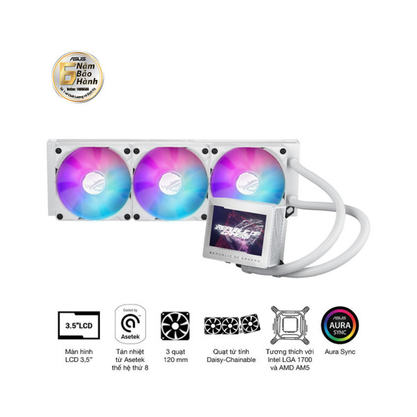 TẢN NHIỆT NƯỚC ASUS ROG RYUJIN III 360 ARGB WHITE
