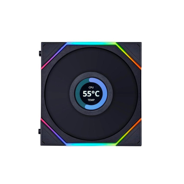 FAN LIAN LI TL120 LCD TRIPLE PACK BLACK - 12TLLCD3B (MÀN HÌNH LCD/LED VÔ CỰC)