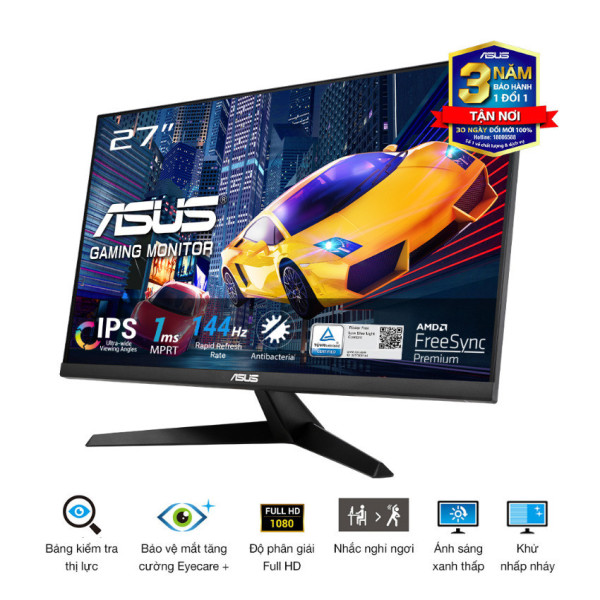 MÀN HÌNH GAMING ASUS VY279HGE (27 INCH/FHD/IPS/144HZ/1MS)