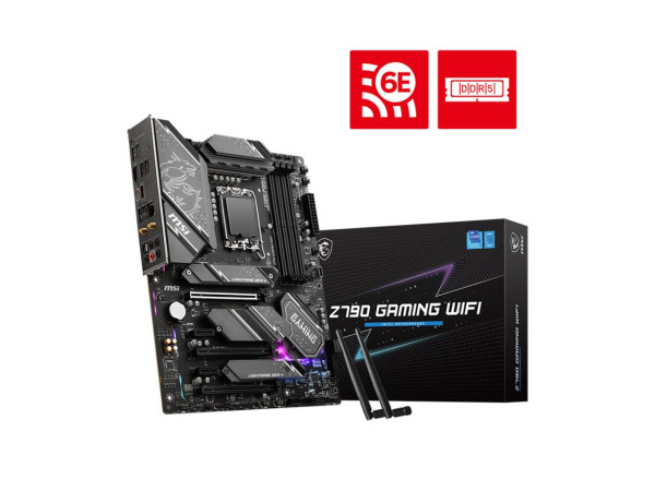 Mainboard MSI Z790 GAMING WIFI (Intel Z790, Socket 1700, ATX, 4 Khe RAM DDR5)