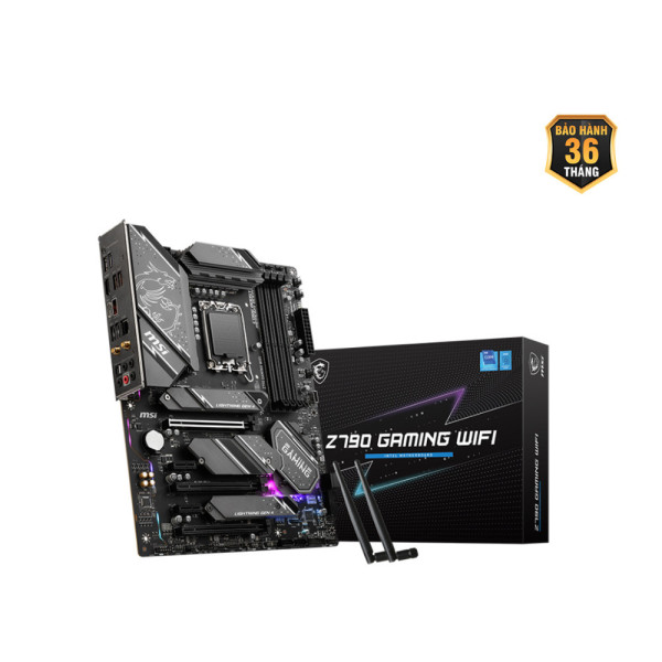 Mainboard MSI Z790 GAMING WIFI (Intel Z790, Socket 1700, ATX, 4 Khe RAM DDR5)