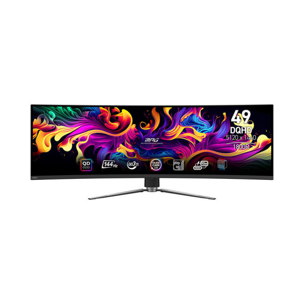 MÀN HÌNH GAMING MSI MPG 491CQP QD-OLED (49 INCH/DQHD/OLED/144HZ/0.03MS/CONG)