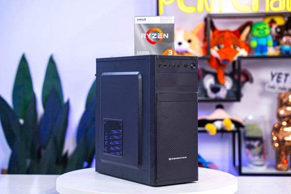PC TTG Home Office Hiệu Suất Cao Ryzen 3 3200G Kèm Màn Hình - PTS - Gaming LOL, CS2, Fifa