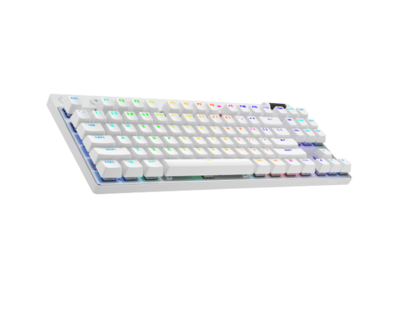Bàn phím cơ Logitech Không dây G Pro X TKL LightSpeed Wireless White Tactile switch