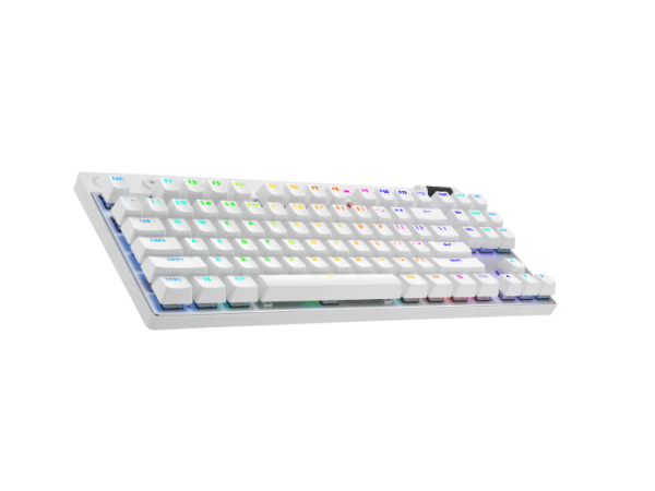 Bàn phím cơ Logitech Không dây G Pro X TKL LightSpeed Wireless White Tactile switch