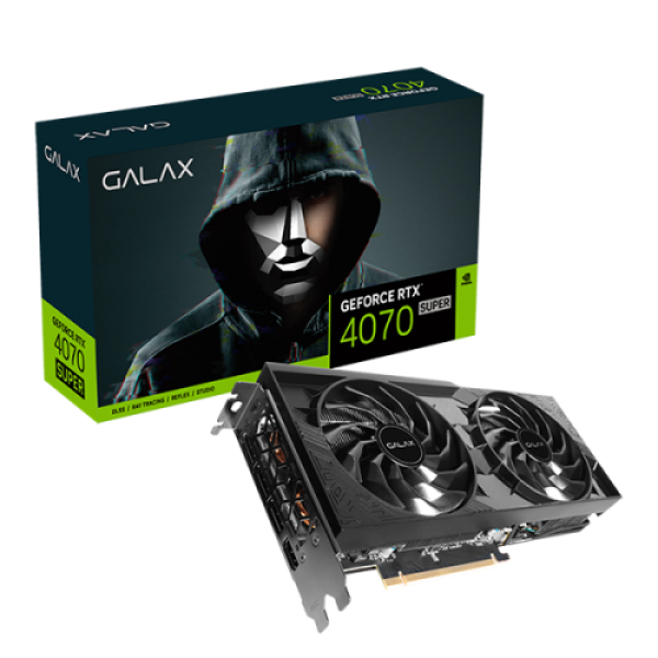 Card màn hình Galax GeForce RTX 4070 SUPER 1-Click OC 2X 12GB
