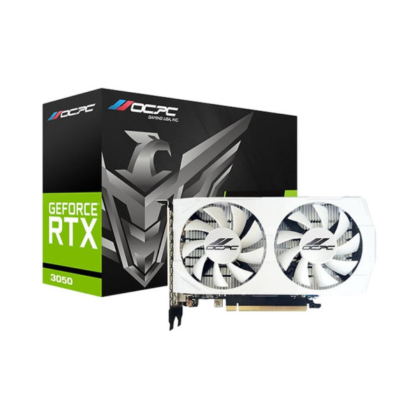Card màn hình OCPC RTX 3050 6GB MIRACLE WHITE
