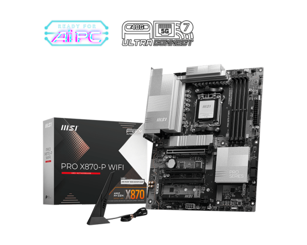 Mainboard MSI PRO X870-P WIFI (AMD X870, Socket AM5, ATX, 4 khe RAM DDR5)
