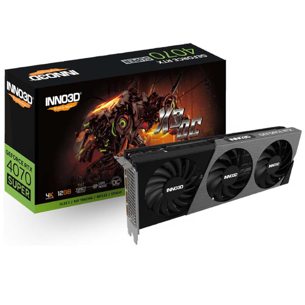 Card Màn Hình INNO3D GeForce RTX 4070 SUPER X3 OC