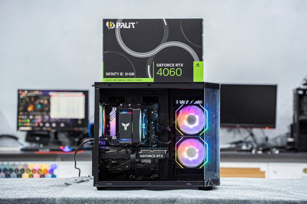 PC AMD GAMING Ryzen 7 5700X - RTX 4060 DUAL OC 8GB (All NEW - Bảo hành 36 tháng)