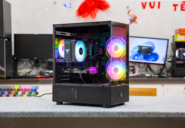 PC AMD GAMING Ryzen 7 5700X - RTX 4060 DUAL OC 8GB (All NEW - Bảo hành 36 tháng)