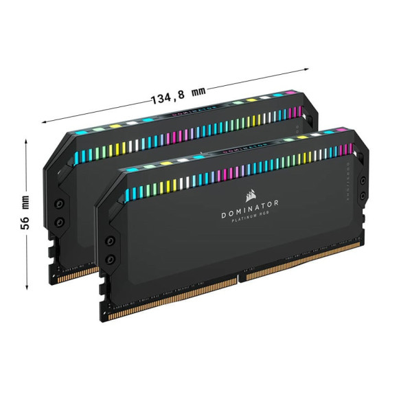 Ram Corsair Dominator Platinum RGB 64GB (2x32GB) 6000MHz DDR5 (CMT64GX5M2B6000C40)