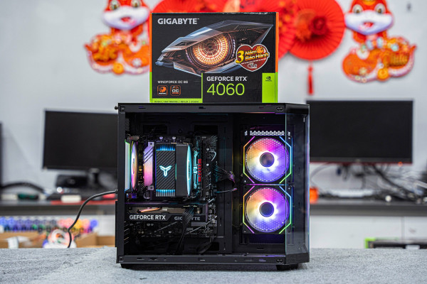 PC Hiệu Năng GAMING Cao i5 13400F - RTX 4060 8GB DUAL OC (All NEW - Bảo hành 36 tháng) 16 Slots- 8 Hà Nội - 8 HCM