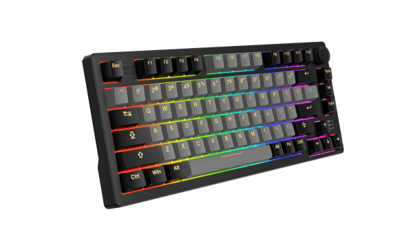 Bàn phím cơ DareU EK75 Pro Triple Mode Black Golden FIREFLY SWITCH