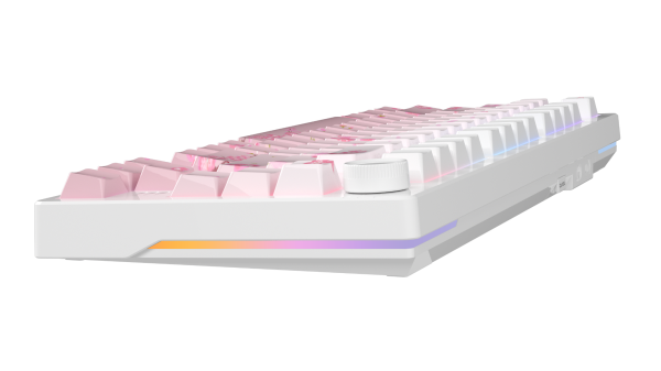 Bàn phím cơ DareU EK75 Pro Triple Mode Sakura Pink - Dream switch