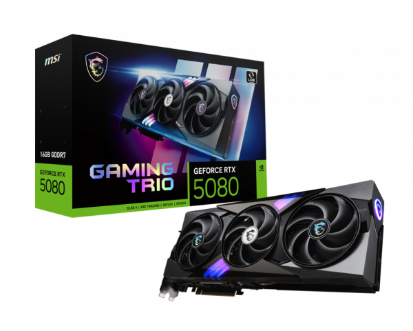 Card màn hình MSI GeForce RTX 5080 16G GAMING TRIO OC