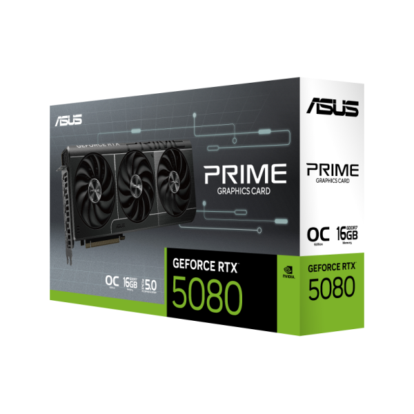 Card màn hình ASUS PRIME GeForce RTX 5080 16GB GDDR7 OC