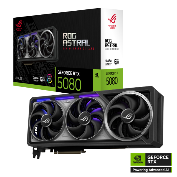 Card màn hình ASUS ROG Astral GeForce RTX 5080 16GB GDDR7