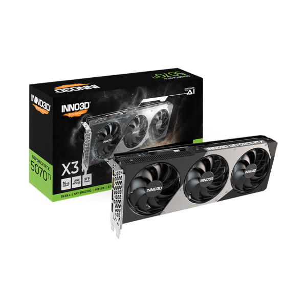 Card màn hình INNO3D GeForce RTX 5070 Ti X3 16GB GDDR7