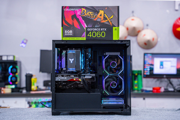 PC AMD GAMING PRO Ryzen 7 7700 - RTX 4060 8GB OC (All NEW - Bảo hành 36 tháng)