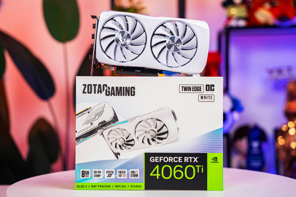 Card màn hình ZOTAC GAMING GeForce RTX 4060 Ti 8GB Twin Edge OC White Edition