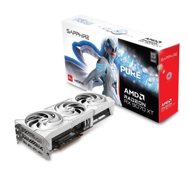 Card màn hình SAPPHIRE PURE AMD RADEON RX 9070 XT GAMING OC 16GB
