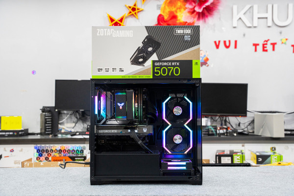 PC AMD GAMING PRO RYZEN 7 7700 - RTX 5070 12GB (ALL NEW - Bảo hành 36 tháng)