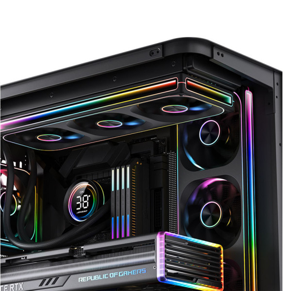 Tản nhiệt nước AIO Jonsbo TH-240 ARGB Black (LCD hiển thị nhiệt độ)