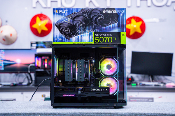 PC AMD GAMING PRO RYZEN 9 9900X- RTX 5070 Ti 16GB OC (All NEW - Bảo hành 36 tháng)