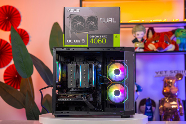 PC AMD GAMING PRO RYZEN 9 9900X  - RTX 4060 8GB OC (All NEW - Bảo hành 36 tháng)