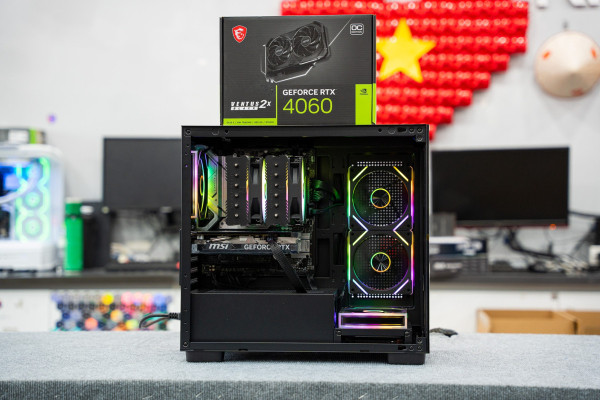 PC AMD GAMING PRO RYZEN 9 9900X  - RTX 4060 8GB OC (All NEW - Bảo hành 36 tháng)
