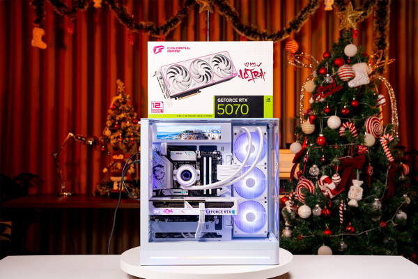 PC TTG GAMING LUXURY  i5 14600KF - RTX 5070 12GB OC WHITE (All NEW - Bảo hành 36 tháng)