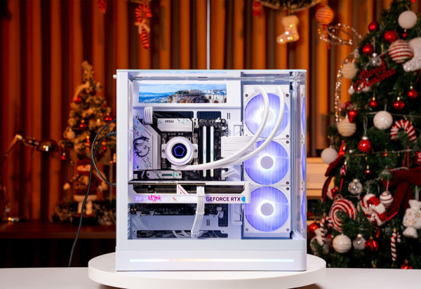 PC TTG GAMING LUXURY  i5 14600KF - RTX 5070 12GB OC WHITE (All NEW - Bảo hành 36 tháng)